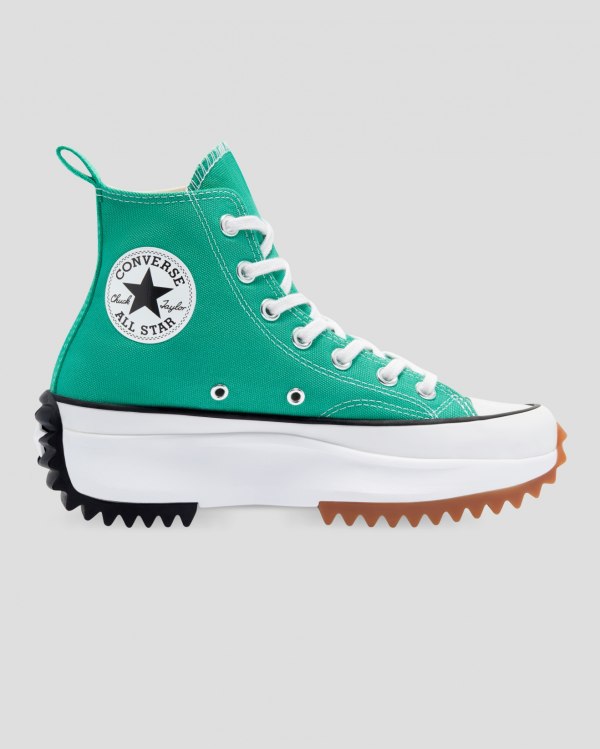 Converse Run Star Hike Seasonal Colour Grøn Sko Danmark - Converse Høje Sneakers Herre - 65208JXCK